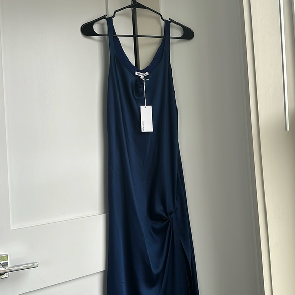 bevin satin dress Reformation Bevin Satin Dress in Babygirl NWT